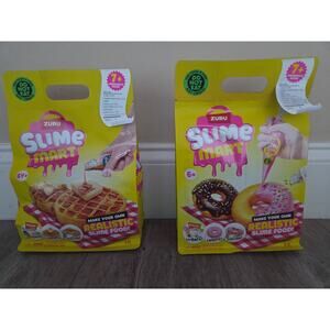 ZURU Slime Mart DIY Realistic Slime Food Kit Bundle - Donuts & Waffles - NEW 2pk